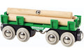 Wooden Lumber Loading Wagon with Logs