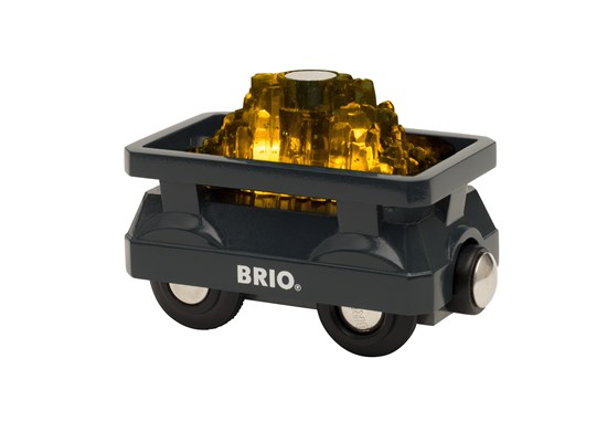 Light-Up Gold Railway Wagon