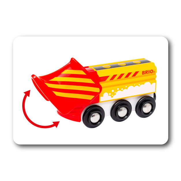 Snow Plow Train with Snowy Railway Track