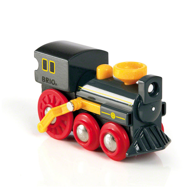 Classic Wooden Push-Along Steam Engine