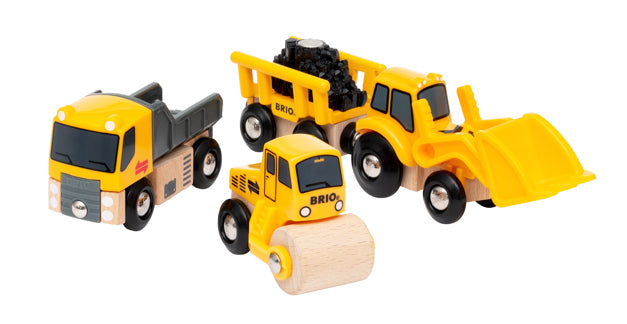 Wooden Construction Vehicle Play