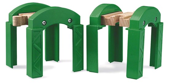 Stacking Wooden Railway Bridge Supports