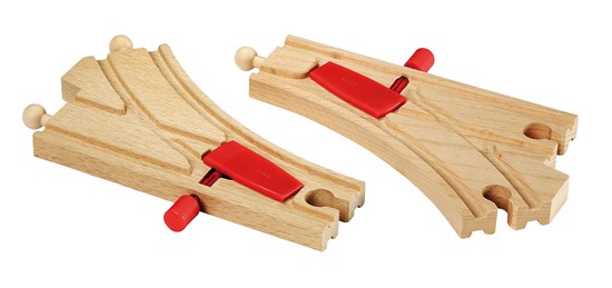 Wooden Mechanical Railway Switches