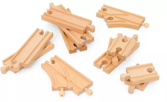 Wooden Railway Starter Track Expansion