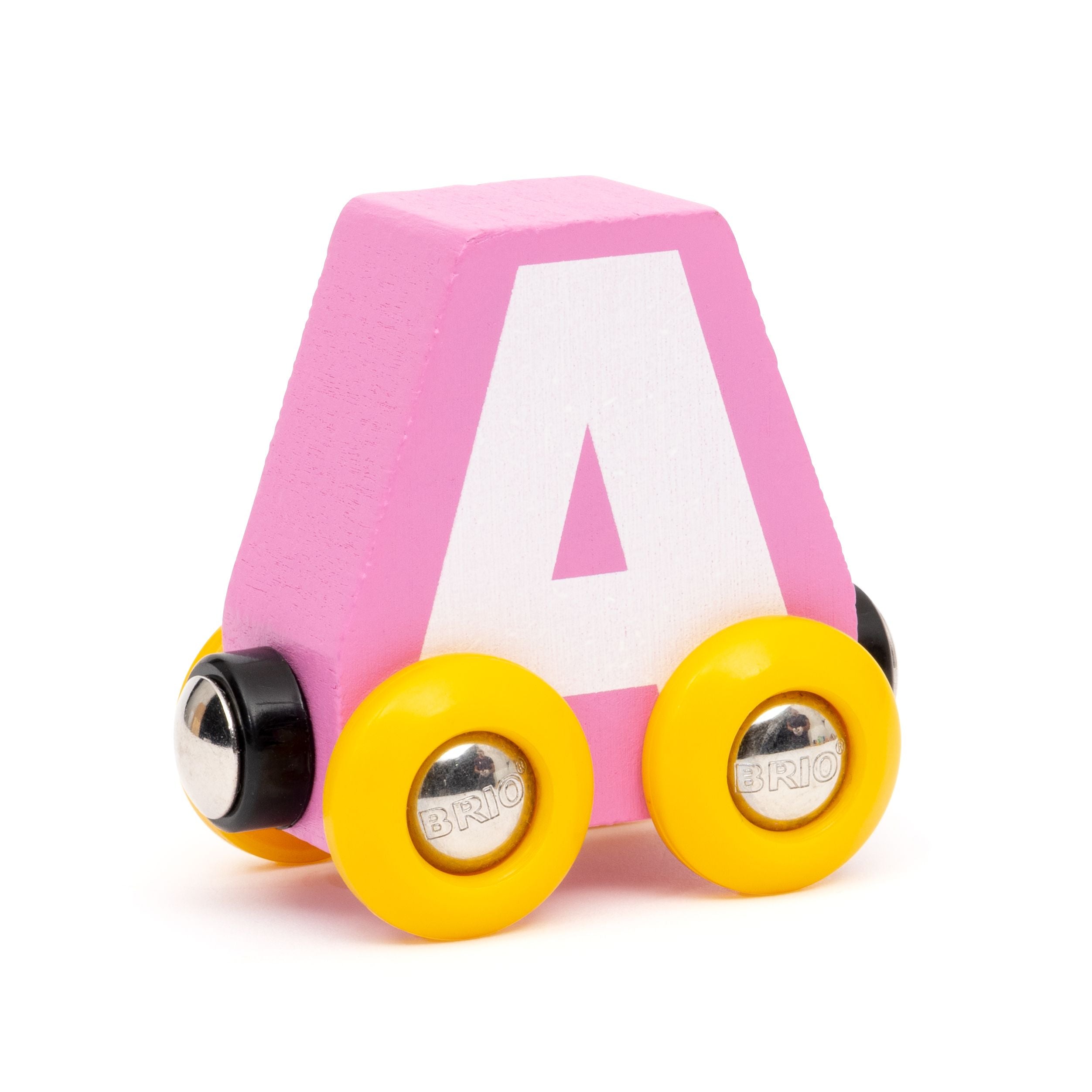 Wooden Alphabet Letter Train — Letter A