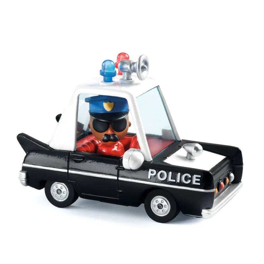 Hurry Police Metal Toy Car with Driver