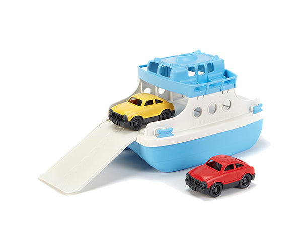 Two-Story Ferry Boat with Mini Cars