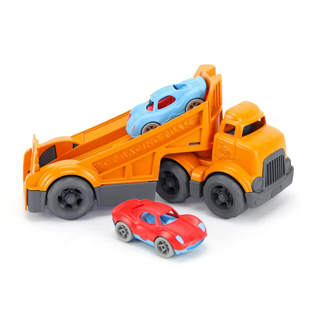 Recycled Plastic Racing Truck with Stackable Racers